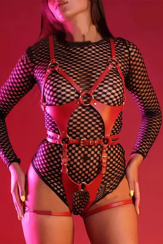 Geometric Enigma - Harness Lingerie Set