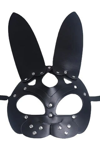 CUIR-Leather Bunny Mask,Masquerade Mask